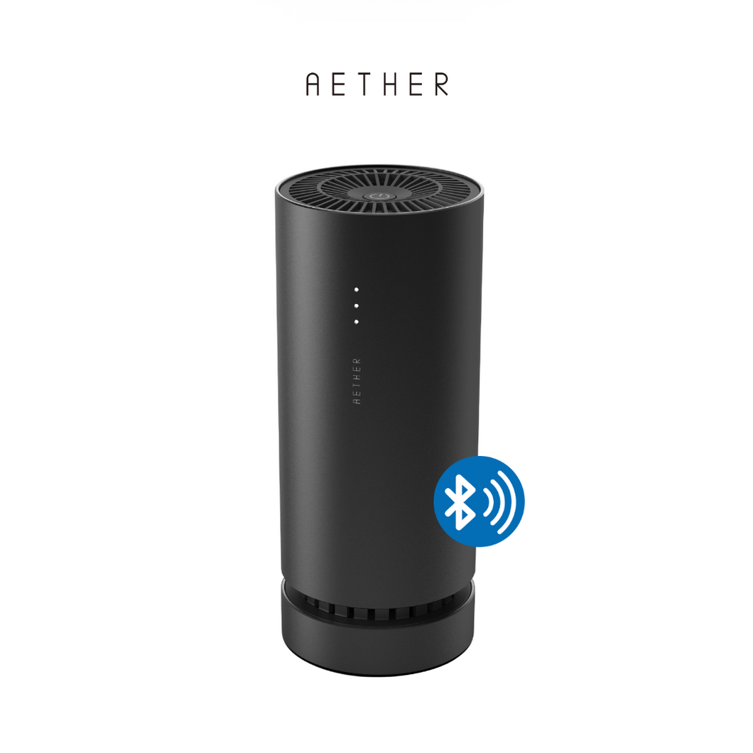 Aether Smart Portable Air Purifier - black