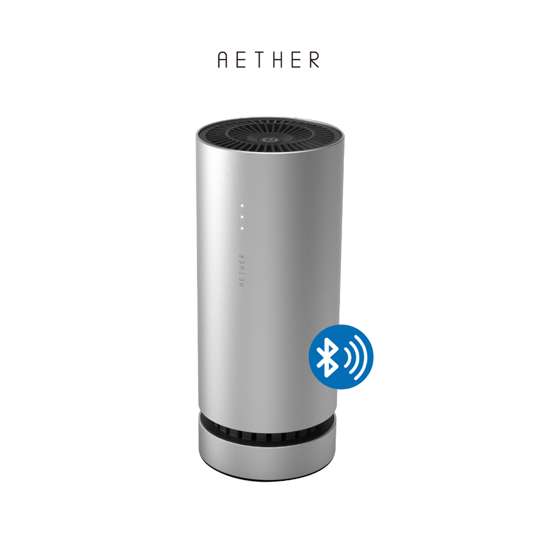 Aether Smart Portable Air Purifier - silver