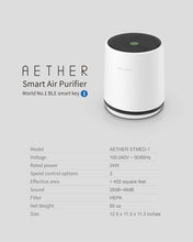 Load image into Gallery viewer, Aether Smart Air Purifier - white
