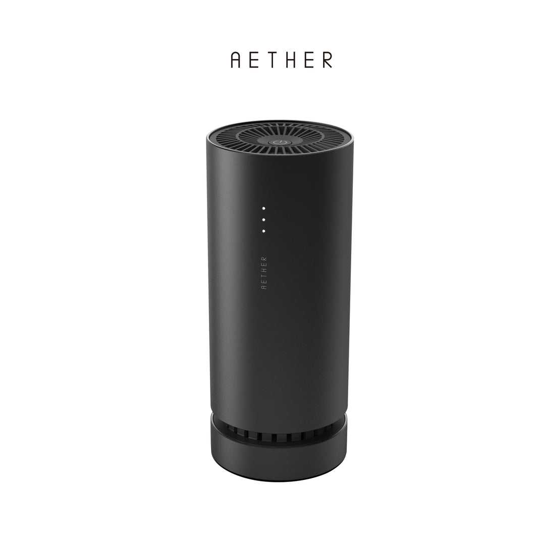 Aether portable air purifier - black