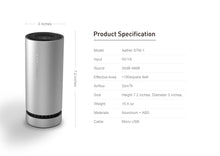 Load image into Gallery viewer, Aether portable air purifier - silver
